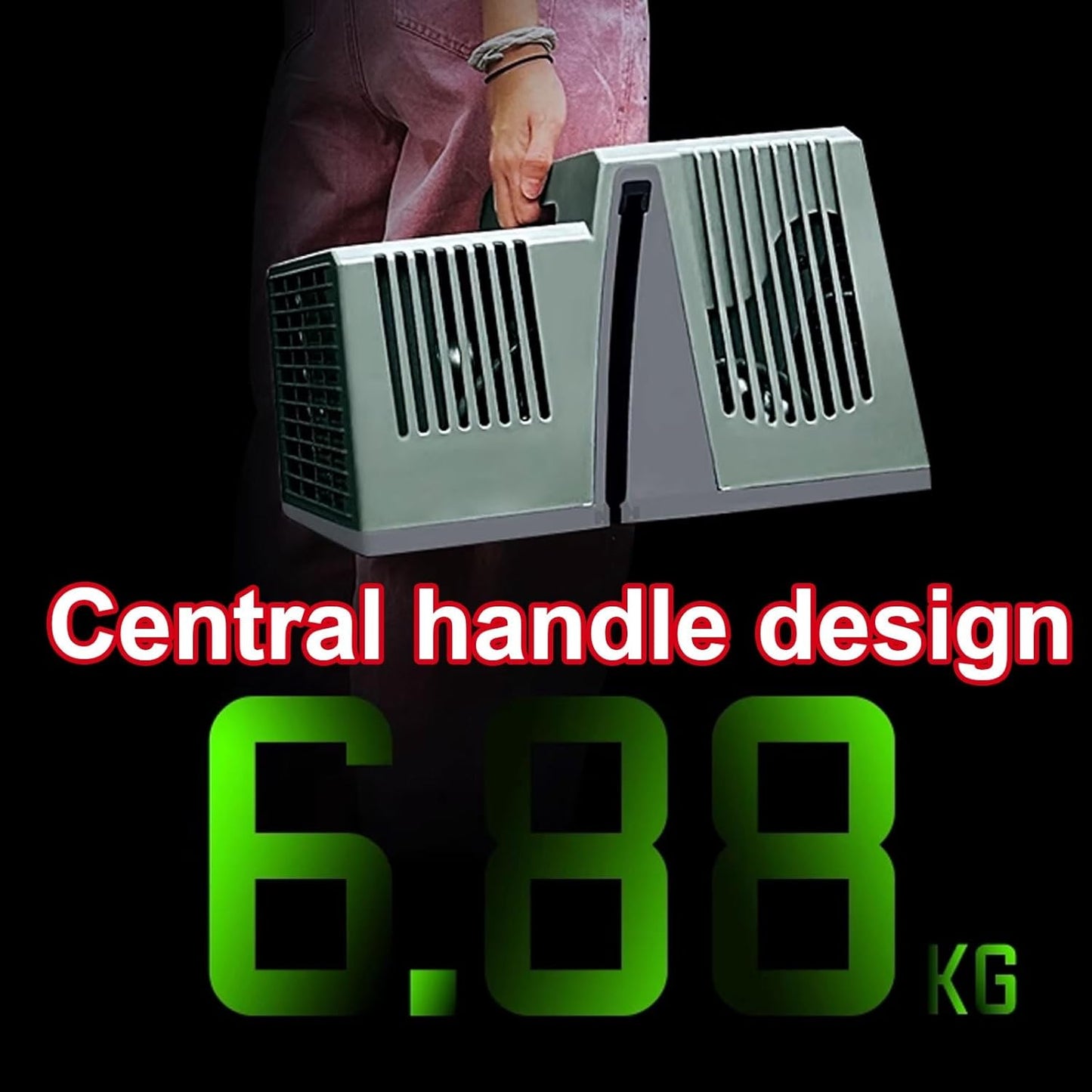 Portable Smart Air Conditioner, Compact Cooling Unit with Remote Control Sleep Mode for Home, Office Travel