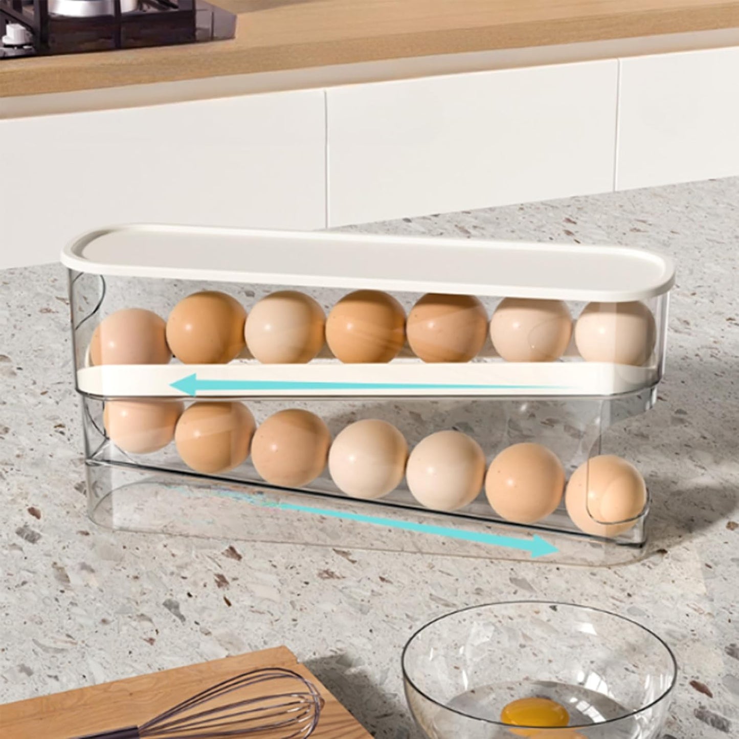 Space-Saving Egg Organizer for Modern Kitchens