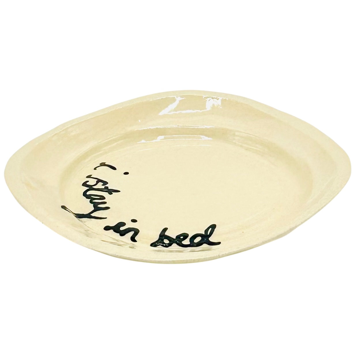 I Stay In Bed Trinket Tray