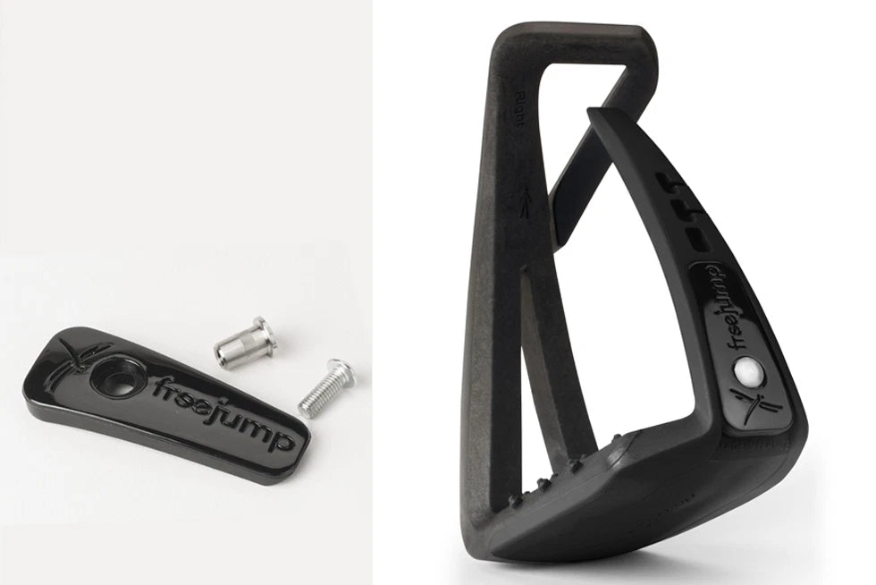 Youth Safety Stirrups – Non-Slip Angled Equestrian Stirrup Irons with Flexible Release Outer Branch for Young Riders